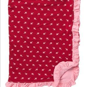 Kickee Pants Printed Ruffle Stroller Blanket